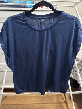 Navy Short Sleeve Women's Tee - Unbranded